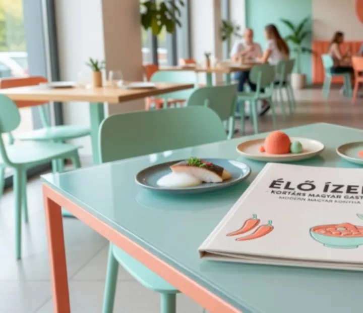 Modern, színes tálalás a Városudvar88 szezonális étlapjáról